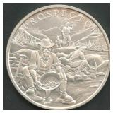 2022 Niue $2 Prospector .999 Silver Round 1 ozt