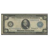 1914 $20 Fed Reserve Note Philadelphia FR-974