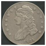 1834 Capped Bust Half Dollar