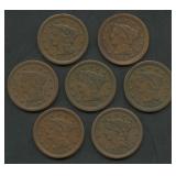 7- Mixed Braided Hair Large Cents