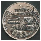 2024 Australia $1 Tiger Snake .999 Silver Rd 1