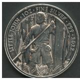 2022 UK Little John .999 Silver Round 1 ozt