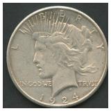 1924-S Peace Silver Dollar