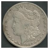 1882-CC Morgan Silver Dollar