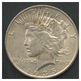 1935-S Peace Silver Dollar
