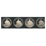 4- 1982-S Washington Proof Commem Silver 50c