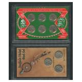 2- Buffalo Nickel Set Displays