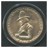 1920 Pilgrim Tercentenary Commem Silver Half