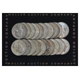 20- Mixed Washington Silver Quarters 1951-64