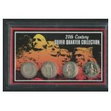 20th Century Silver Quarter Collection Display