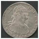 Mexico 1808 Charles IV 8 Reales .896 Silver