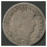 1895-O Liberty Head Barber Dime