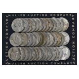 Roll of Mixed Jefferson Nickels 1938-1969