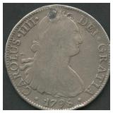 Mexico 1798 Charles IV 8 Reales .896 Silver