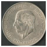 Mexico 1956 10 Pesos .900 Silver 28.89 grams