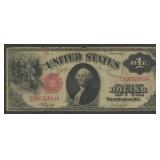 1917 $1 Legal Tender Note Red Seal FR-37