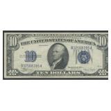 1934C $10 Silver Certificate Blue Seal FR-1704