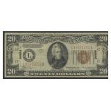 1934A $20 Fed Reserve Note Hawaii FR-2305