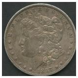 1887 Morgan Silver Dollar Donkey Tail VAM-1A
