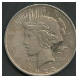 1922-D Peace Silver Dollar Strike-Through