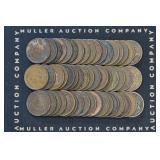 Roll of Mixed 1800's Indian Head Cents