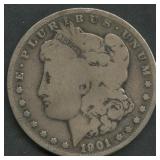 1901-S Morgan Silver Dollar