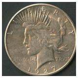 1927-S Peace Silver Dollar
