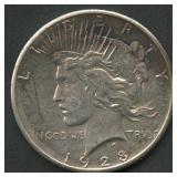 1928 Peace Silver Dollar