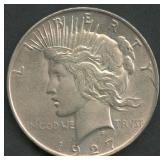 1927-D Peace Silver Dollar