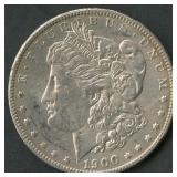 1900 Morgan Silver Dollar Dbl Die Rev VAM-11