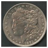 1891-O Morgan Silver Dollar