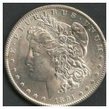 1891-S Morgan Silver Dollar