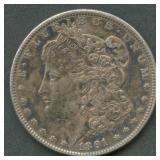 1891 Morgan Silver Dollar