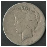 1922-S Peace Silver Dollar
