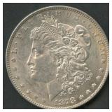 1878 7 TF Morgan Silver Dollar