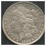 1882-O/S Recessed Morgan Silver Dollar