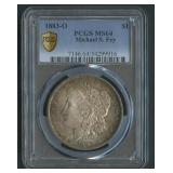 1883-O Morgan Silver Dollar PCGS MS 64