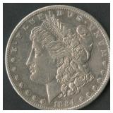 1884-S Morgan Silver Dollar
