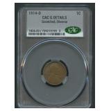 1914-D Lincoln Head Cent CAC G Details