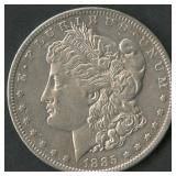 1885-S  Morgan Silver Dollar