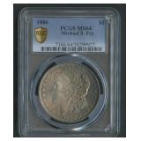 1886 Morgan Silver Dollar PCGS MS 64