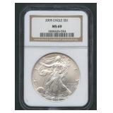2005 ASE Silver Eagle NGC MS 69