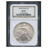 2004 ASE Silver Eagle NGC MS 69