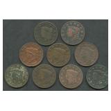 9- 1829 Coronet Head Large Cents