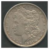 1901 Morgan Silver Dollar