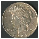 1924-S Peace Silver Dollar