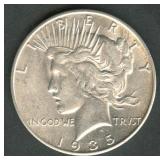 1935-S Peace Silver Dollar