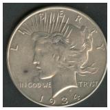 1934 Peace Silver Dollar