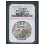 2006 ASE Silver Eagle NGC Gem Uncirculated