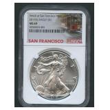 2017 (S) ASE Silver Eagle NGC MS 69